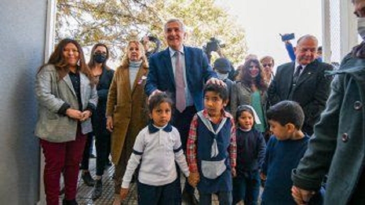 Gerardo Morales inaugur&oacute; un nuevo jard&iacute;n de infantes en Perico