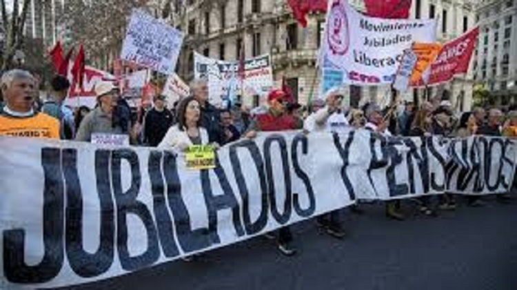 Los jubilados y el sindicalismo combativo marchan este mi&eacute;rcoles desde el Congreso a Plaza de Mayo
