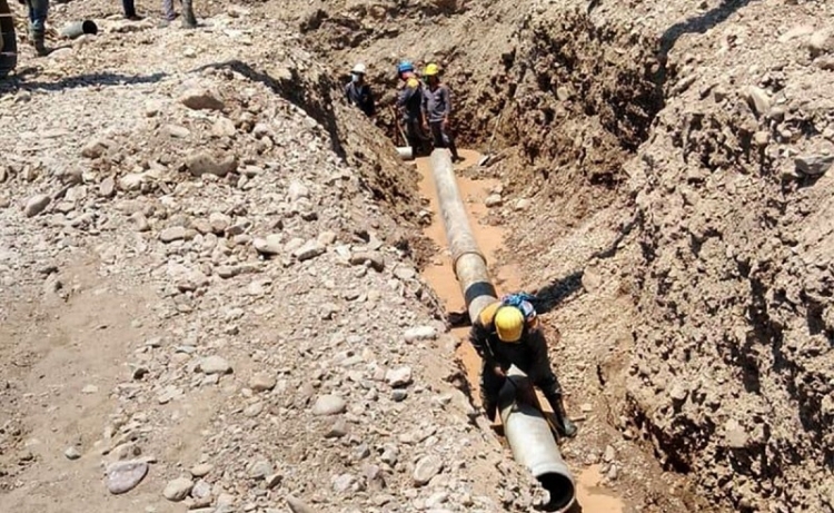 Avance del 65% en la nueva planta potabilizadora de Juan Gal&aacute;n