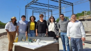 La construcci&oacute;n del Punto de Acopio de Volc&aacute;n registra un 60% de avance