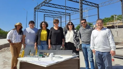 La construcci&oacute;n del Punto de Acopio de Volc&aacute;n registra un 60% de avance