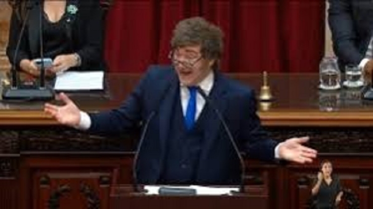 Javier Milei reafirm&oacute; en el Congreso su alianza estrat&eacute;gica con los Estados Unidos: &ldquo;Es hora de hacer de esto una pol&iacute;tica de Estado&rdquo;
