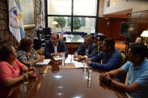 El Vicegobernador Alberto Bernis recibió a dirigentes de la CTA Jujuy