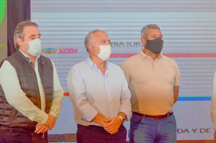 El intendente Julio Bravo resalt&oacute; el apoyo de los sampedre&ntilde;os