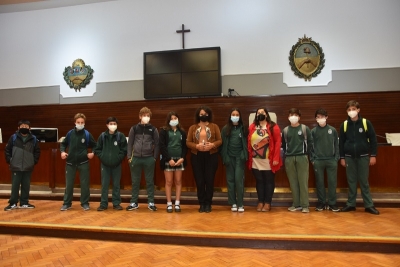 Alumnos del Complejo Educativo Jos&eacute; Hern&aacute;ndez visitaron la legislatura