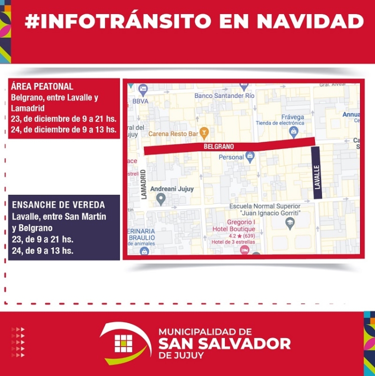 Operativos en el casco c&eacute;ntrico