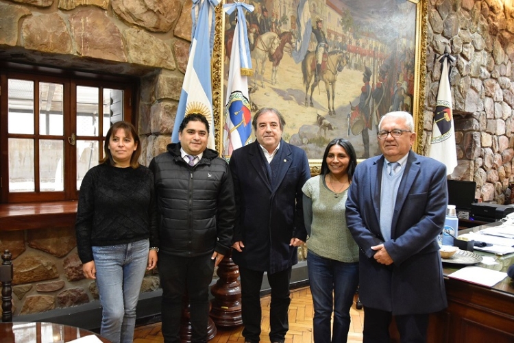 El Vicegobernador Alberto Bernis recibi&oacute; a los referentes de la Red de Intendentes y Comisionados municipales
