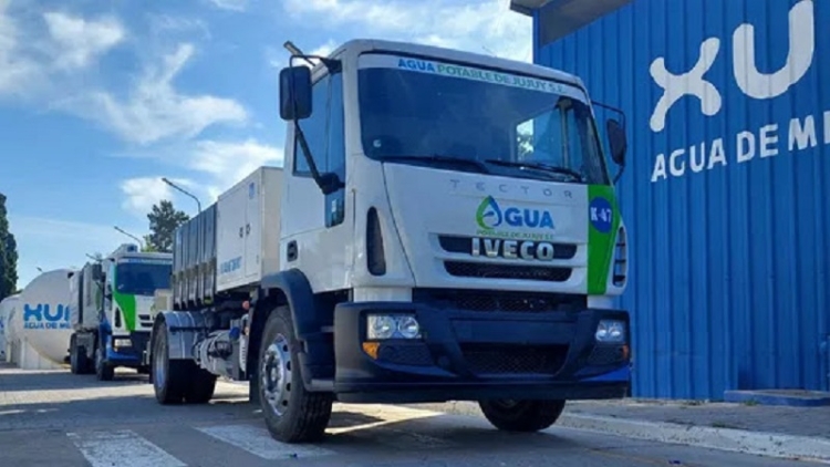 Arriban nuevos camiones desobstructores para Agua Potable de Jujuy