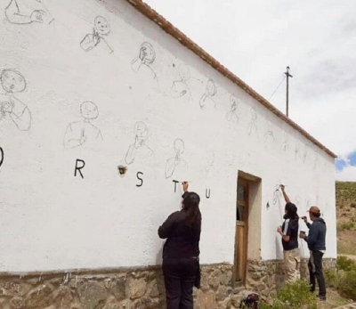 Mural de Lengua de Se&ntilde;as en Cochinoca