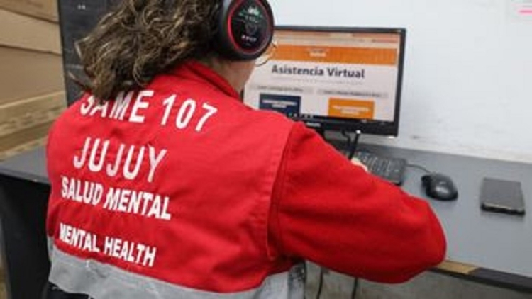 Con atenci&oacute;n 24 horas, SAME Salud Mental recibe de 10 a 15 consultas por d&iacute;a
