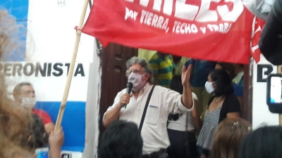 Con un saludo del presidente Alberto Fern&aacute;ndez se inauguro la primera sede del frente de todos en Jujuy