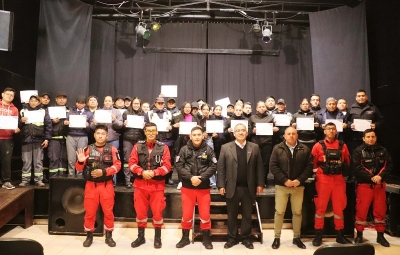 Agentes municipales se capacitan como primeros respondientes ante siniestros viales