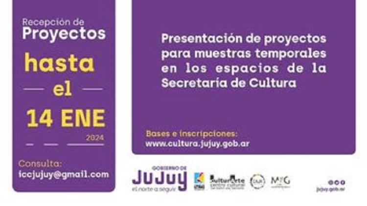 Convocatoria para participar de las muestras temporales 2024