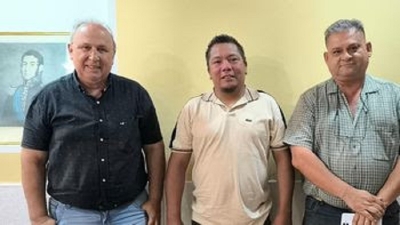 Reuni&oacute;n estrat&eacute;gica entre Agua Potable de Jujuy y el municipio de Santa Clara