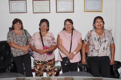 Las ganadoras del concurso del tamal fueron reconocidas por el ejecutivo municipal