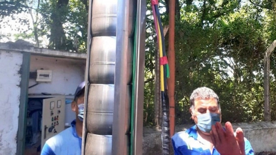 Fraile Pintado: Agua Potable instal&oacute; una moderna bomba