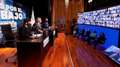 Alberto Fern&aacute;ndez: &ldquo;Nos vamos a poner de pie porque vamos a vencer a la pandemia todos unidos"