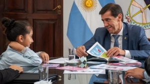 Sadir recibi&oacute; a Mar&iacute;a Isabella Albarrac&iacute;n, la expositora m&aacute;s joven de la Feria Internacional del Libro