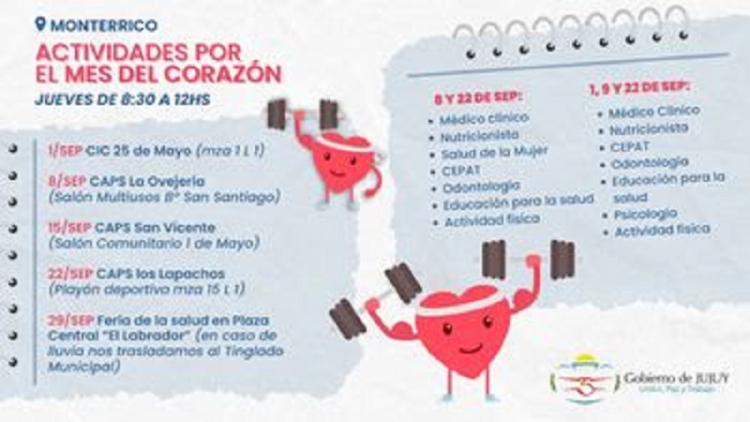 Invitan a las actividades en Monterrico por el Mes del Coraz&oacute;n
