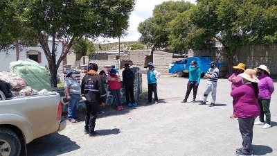 Desarrollo asisti&oacute; a familias de la localidad Loma Blanca