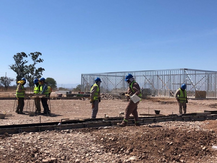Avanza la construcci&oacute;n de la zona Franca de Perico