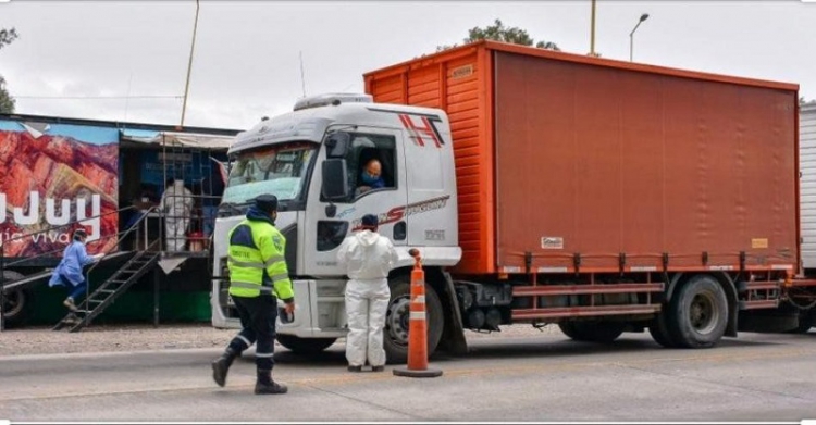 Estricto control al transporte que ingrese o egrese por Jama y La Quiaca