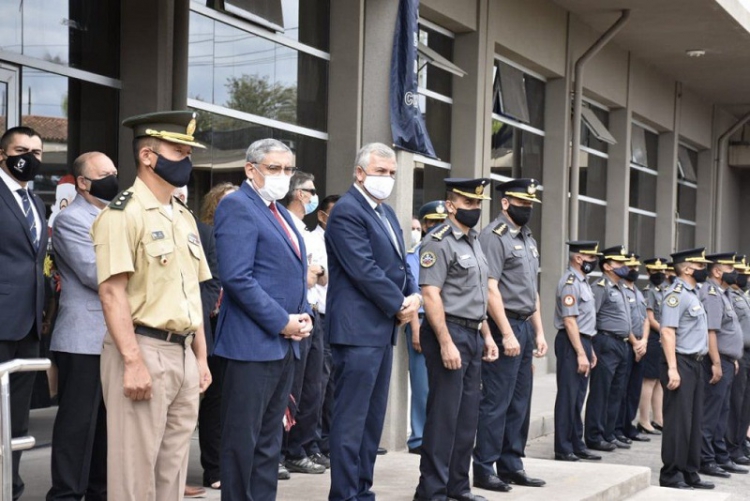 Gerardo Morales posesion&oacute; a los nuevos jefes de la polic&iacute;a