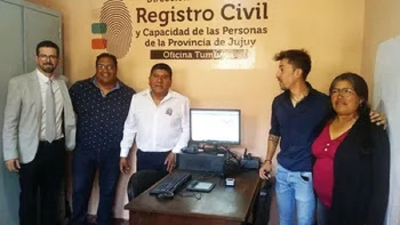Registro Civil inaugur&oacute; un nuevo CDR en Tumbaya