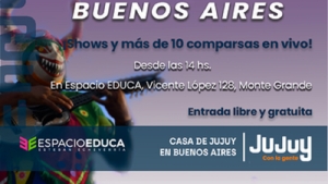 S&aacute;bado 17 de Febrero: Se viene el carnaval juje&ntilde;o en Buenos Aires