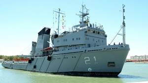Tras el sismo en la Ant&aacute;rtida, la Armada despliega al ARA Puerto Argentino para dar apoyo