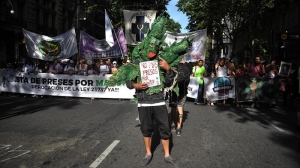 Organizaciones cann&aacute;bicas realizaron la Marcha Nacional de la Marihuana