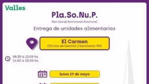 Comer en Casa: Entregar&aacute;n unidades alimentarias en El Carmen