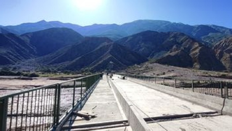 Vialidad, en &uacute;ltimos detalles del nuevo puente sobre el R&iacute;o Grande