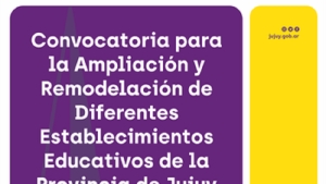 Convocatoria para la ampliaci&oacute;n y remodelaci&oacute;n de establecimientos educativos