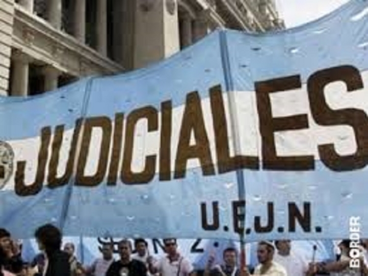 Gremio de judiciales anunci&oacute; jornada de protesta para hoy y un paro el viernes por reclamos salariales
