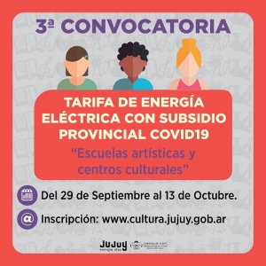 Subsidio para espacios culturales, artistas y artesanos