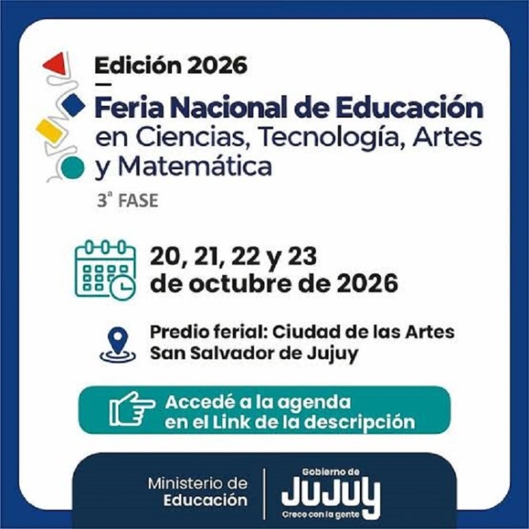 La provincia de Jujuy es sede de la Feria Nacional de Educaci&oacute;n