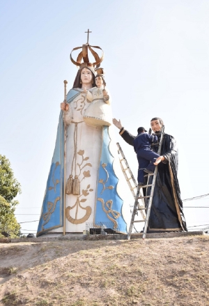 Palpal&aacute; se prepara para la primera peregrinaci&oacute;n al santuario de r&iacute;o blanco