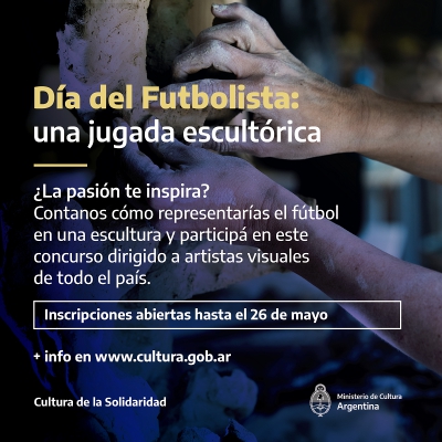 Ya est&aacute; abierta la inscripci&oacute;n del Concurso Nacional de Escultura &ldquo;D&iacute;a del Futbolista&rdquo;