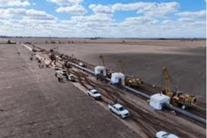 Terminaron antes de tiempo una obra estrat&eacute;gica para la reversi&oacute;n del Gasoducto Norte