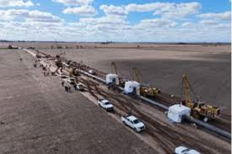 Terminaron antes de tiempo una obra estrat&eacute;gica para la reversi&oacute;n del Gasoducto Norte
