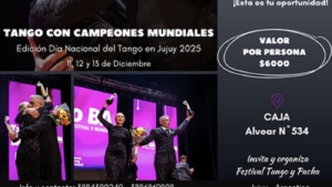 Jujuy vivir&aacute; el D&iacute;a Nacional del Tango con clases de campeones mundiales