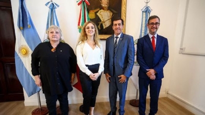Sadir recibi&oacute; a la C&oacute;nsul General de Italia en C&oacute;rdoba