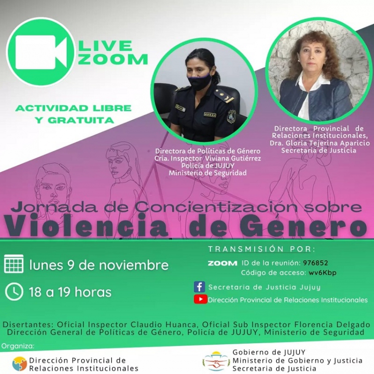 Jornada de concientizaci&oacute;n sobre violencia de genero