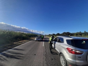 Se labraron 124 multas por alcoholemia positiva