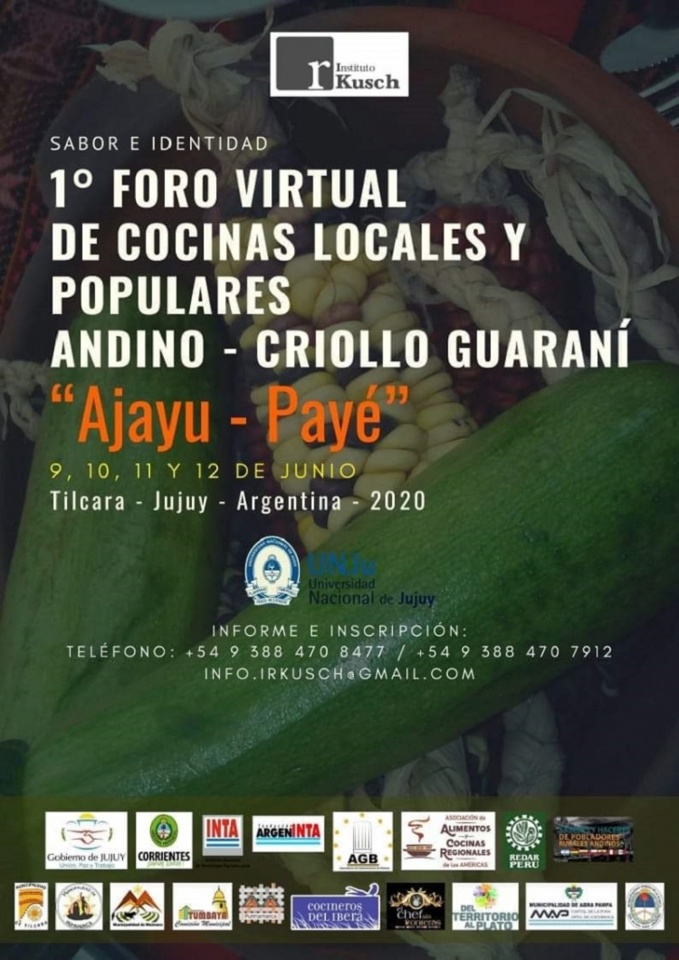 Foro virtual de cocinas locales y populares