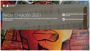 Se socializ&oacute; la convocatoria a las Becas Creaci&oacute;n 2021 del Fondo Nacional de las Artes