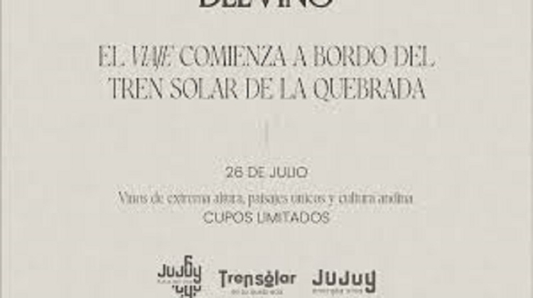 El Tren del Vino: llega una nueva nueva experiencia del Tren Solar de la Quebrada