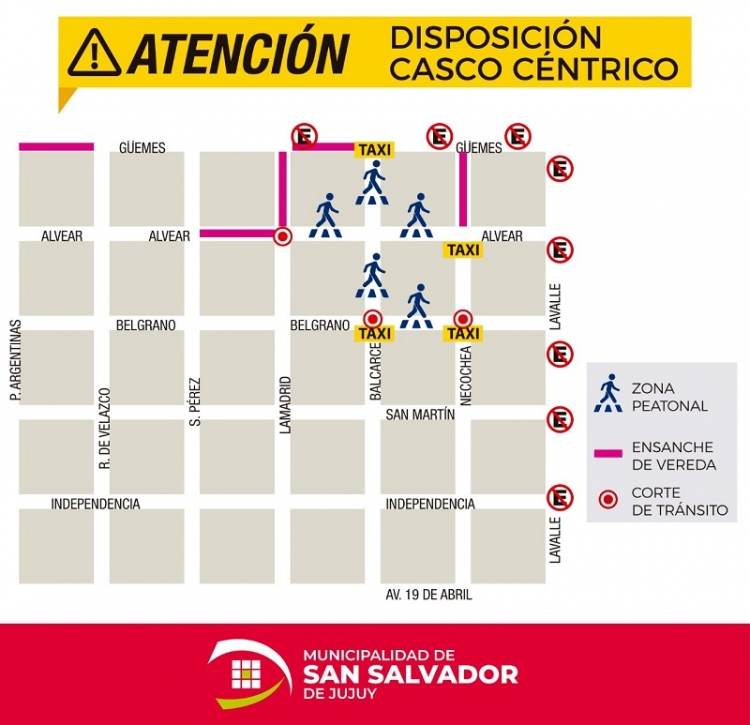 Se restablecer&aacute; la prohibici&oacute;n de estacionamiento en calles Lavalle y G&uuml;emes