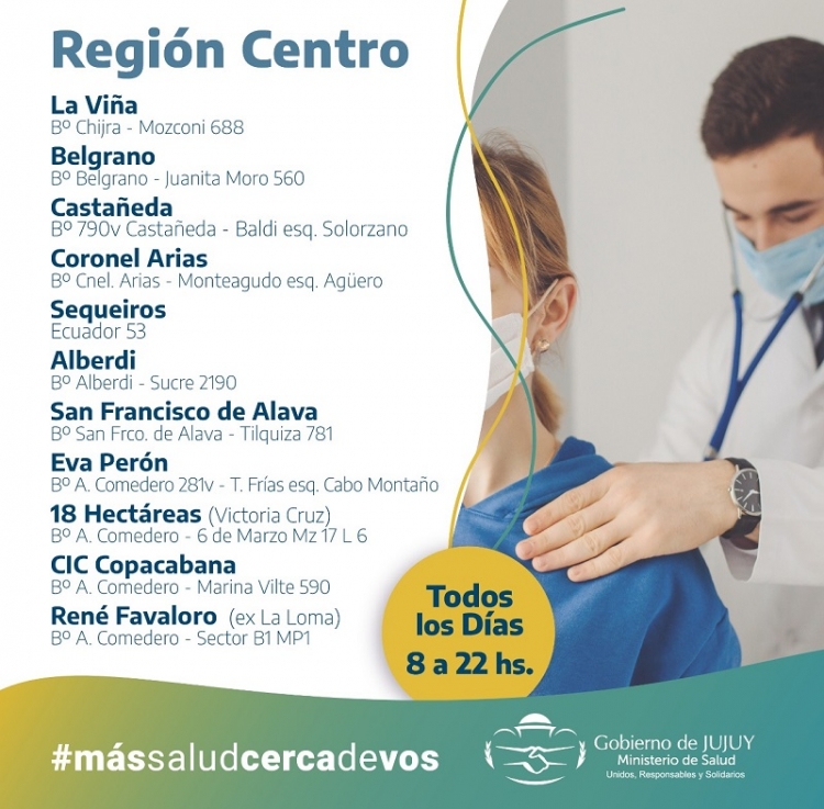 Se implementaron guardias m&eacute;dicas de 14 horas en los nodos